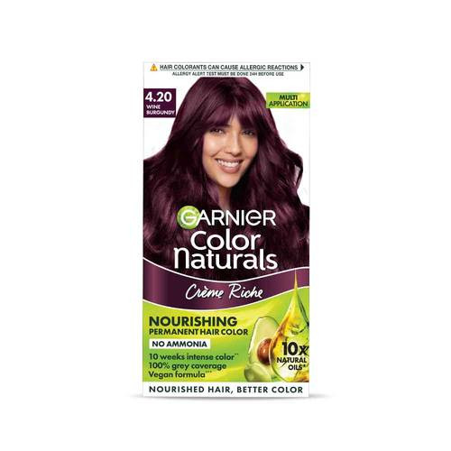 Garnier Color Naturals Shade 4.2 Wine Burgundy 70ML+60GM