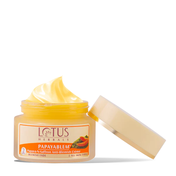 Lotus Herbals PAPAYA BLEM Papaya-n-Saffron Anti-Blemish Cream 250g