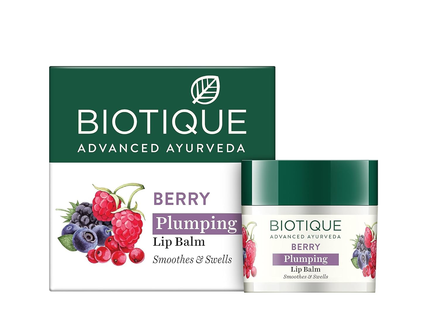 Biotique Plumping Lip Balm, 12 g Berry