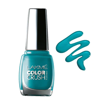 LAKMÉ TRUE WEAR COLOR CRUSH NAIL COLOR Blue 27 6ml