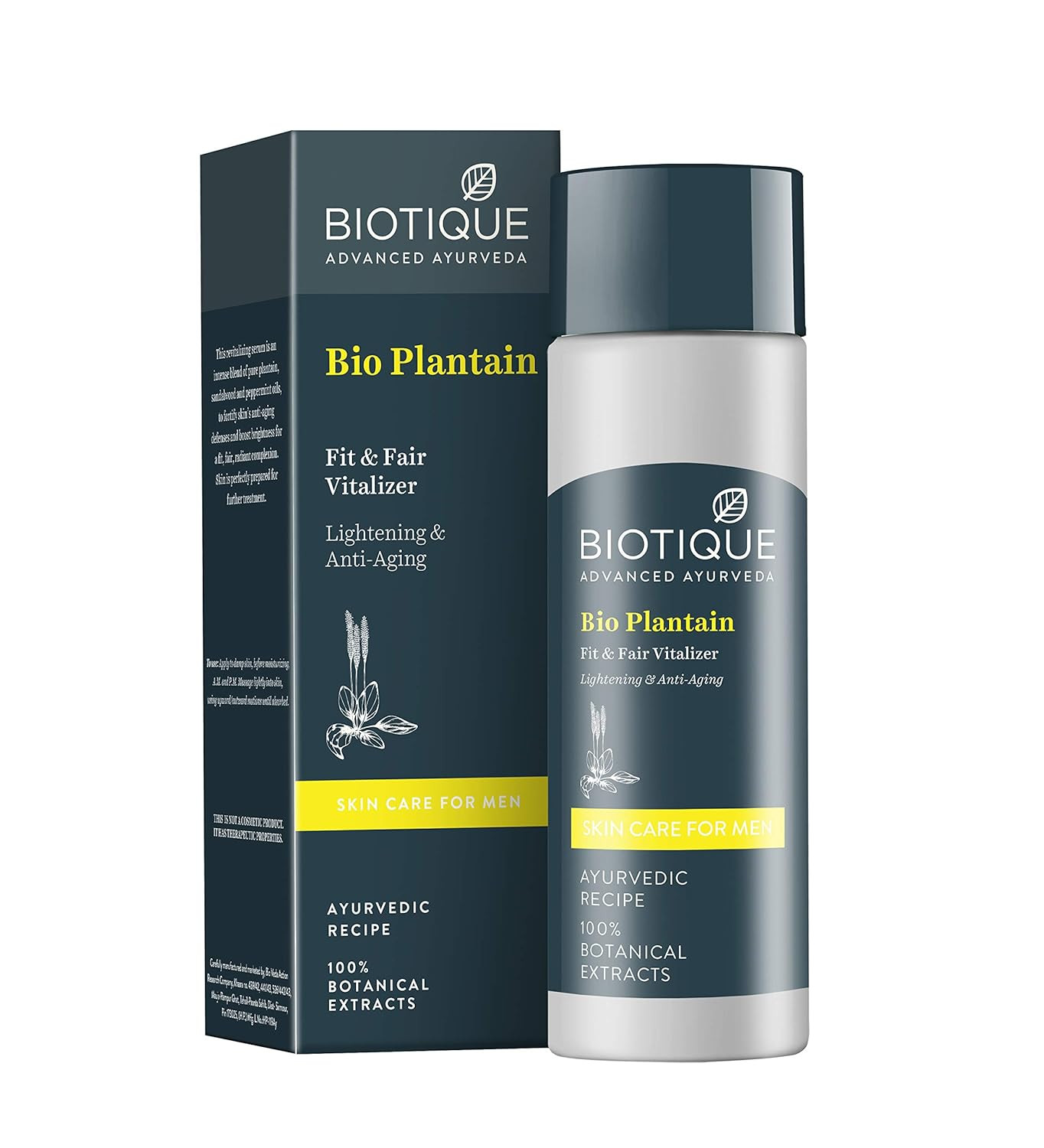Biotique Nourishing Vitalizer - Plantain, For Men, 120 ml
