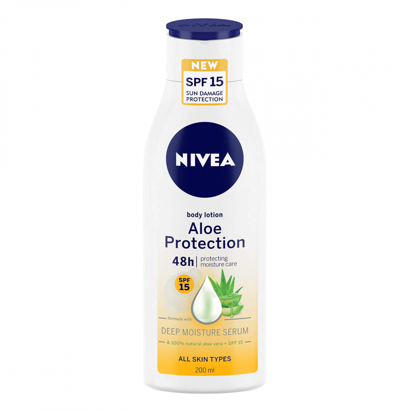 Nivea Aloe Protection Body Lotion SPF 15 200ml