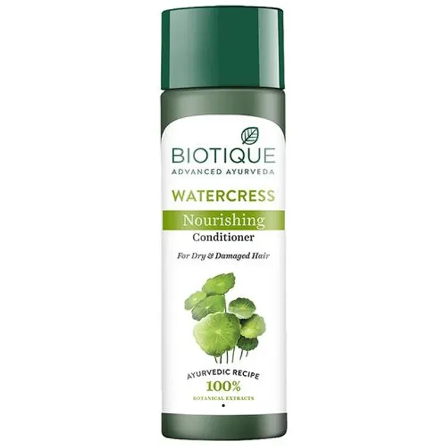 BIOTIQUE Fresh Nourishing Conditioner - Watercress, For Dry & Damaged Hair, 120 ml Carton