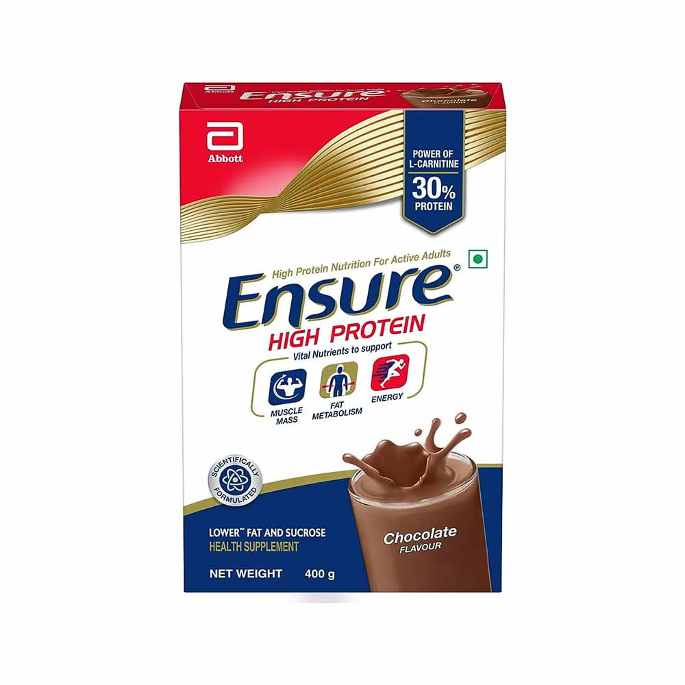 Ensure High Protein Nutrition Powder Chocolate Flavour 400 gm