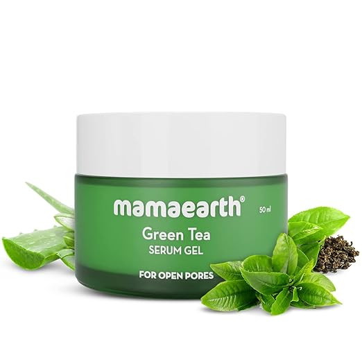 Mamaearth UGreen Tea Serum Gel with Green Tea & Collagen for Open Pores - 50 ml