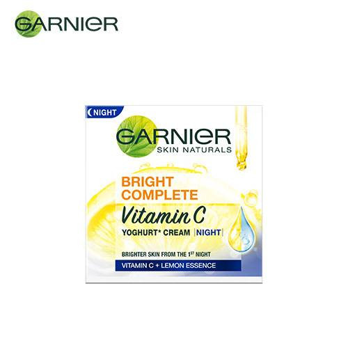 Garnier Bright Complete Vitamin C Yoghurt Night Cream, 40g