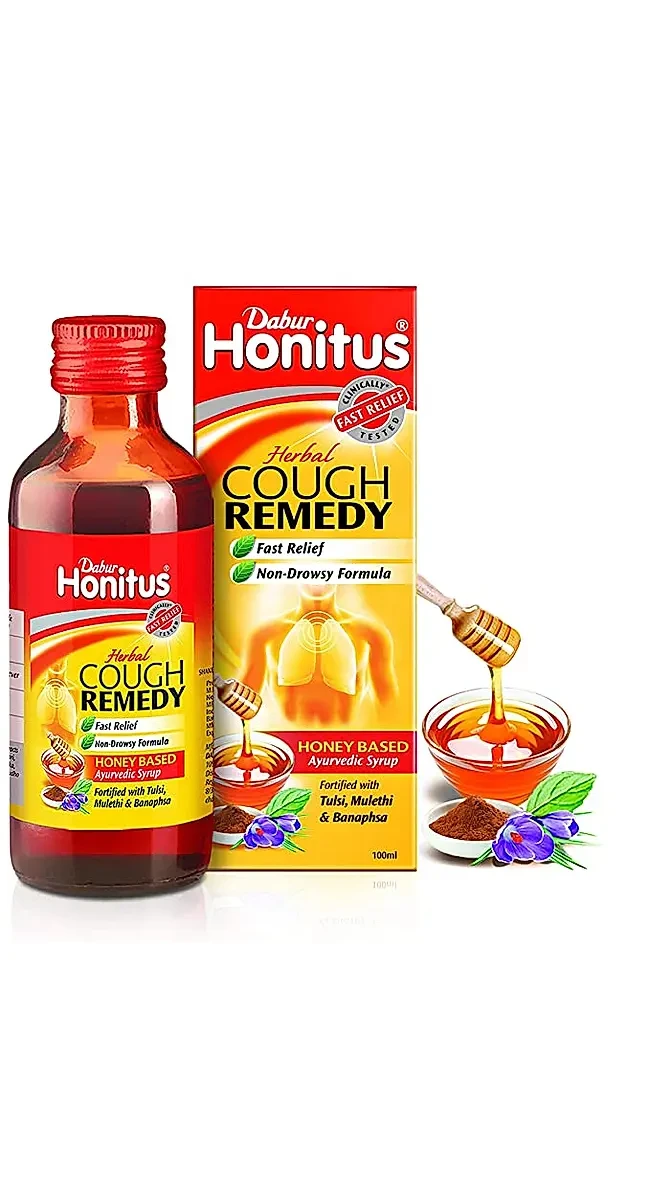 "Honitus Cough Syrup 100ml Soothe Cough & Cold Symptoms Trusted Relief"