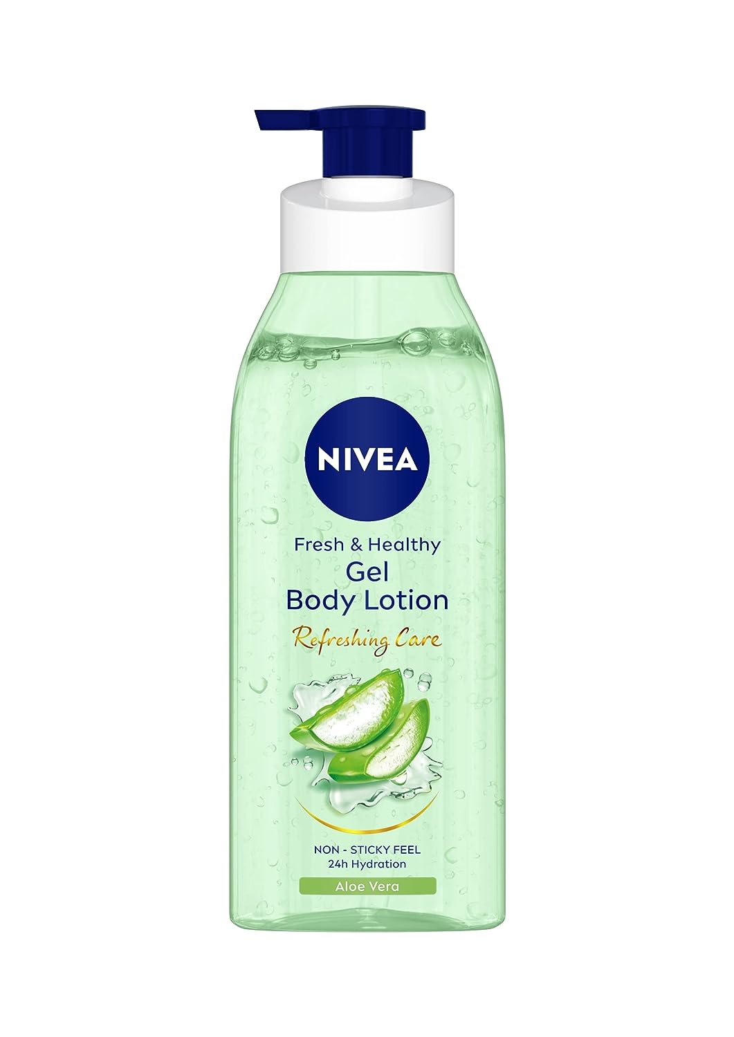 Nivea Fresh & Healthy Gel Body Lotion Refreshing Care Aloe Vera 390ml
