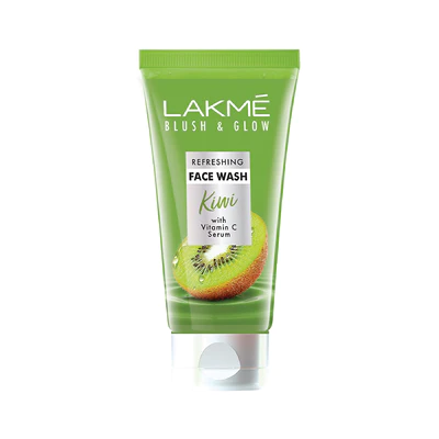 LAKMÉ BLUSH & GLOW KIWI FRESHNESS GEL FACE WASH WITH KIWI EXTRACTS, 50 G