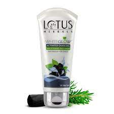 Lotus Herbals WHITEGLOW Activated Charcoal Anti-Pollution Brightening Facewash 50g
