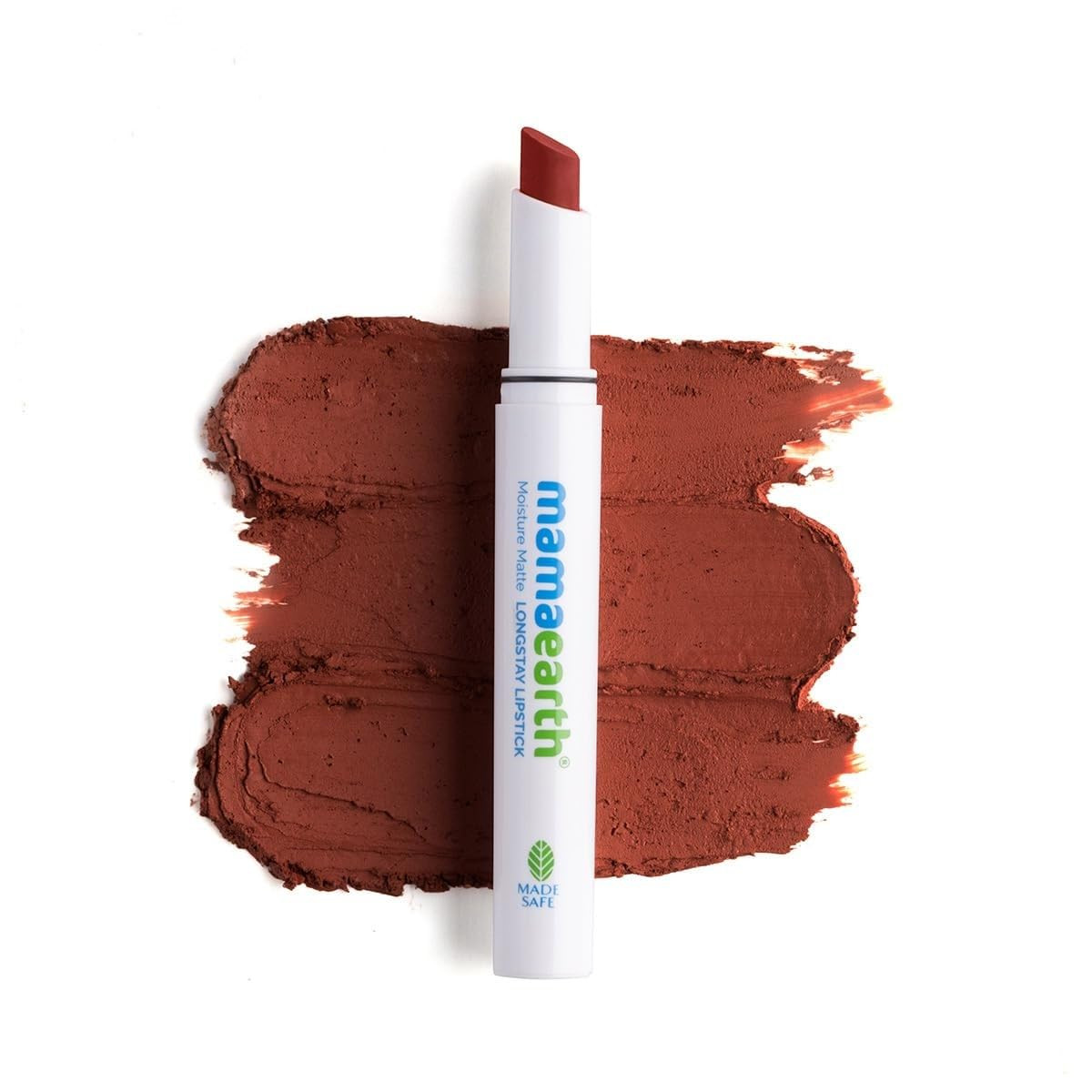 Mamaearth Moisture Matte Longstay Lipstick - 2g | hazelnut brown
