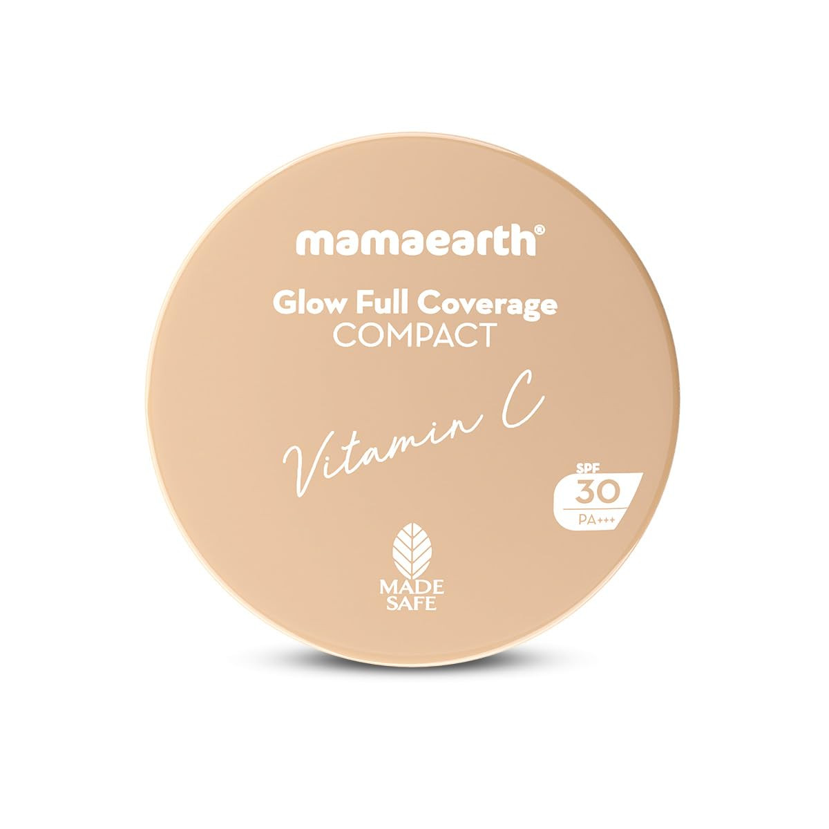 Mamaearth Glow Full Coverage Compact With SPF 30 - 9g | Natural Glow