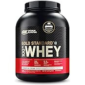 Optimum Nutrition (ON) Gold Standard 100% Whey Protein | For Muscle Recovery | No Added Sugar | Flavour Powder Vanilla Icecream 5lb
