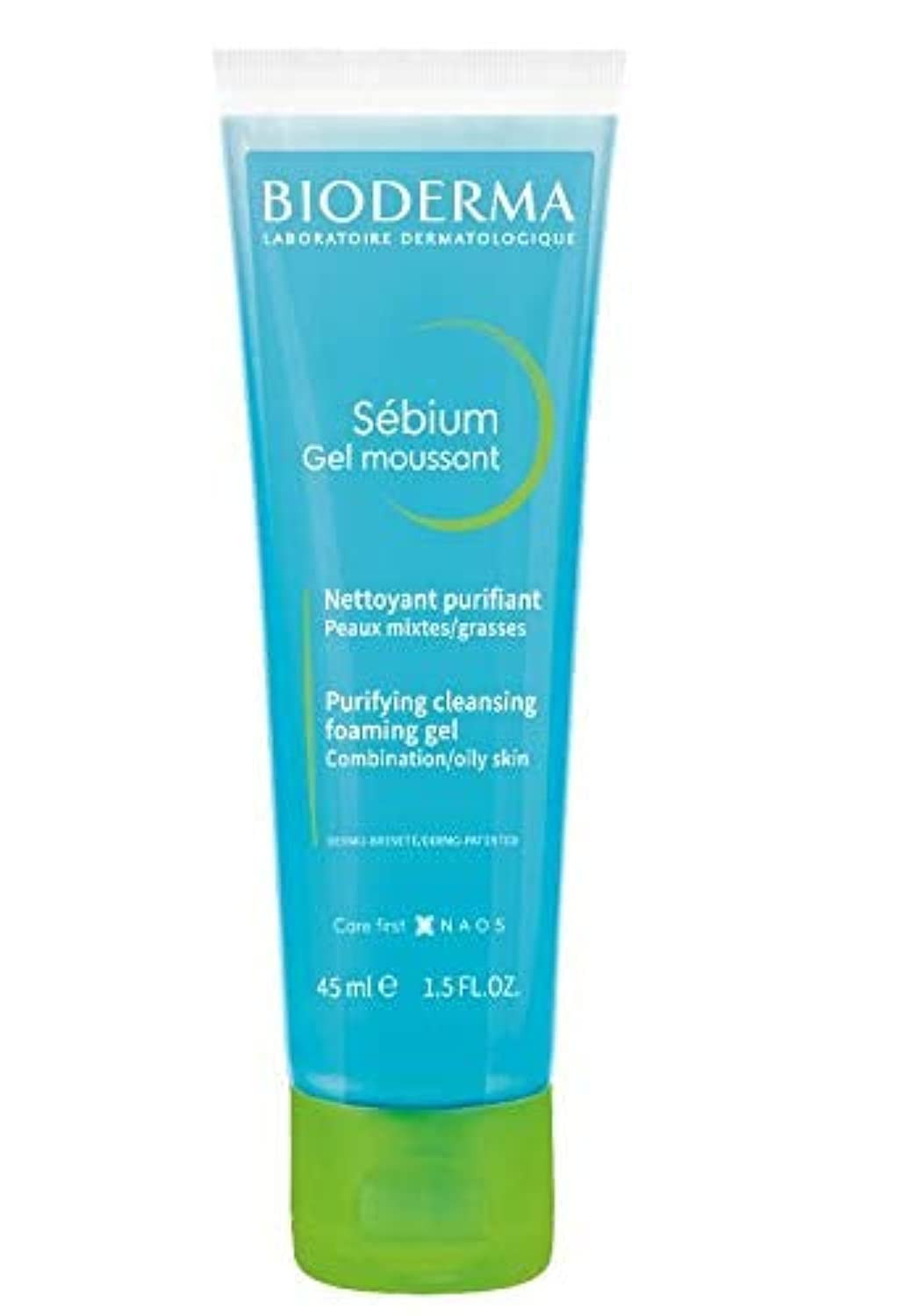 Bioderma Sebium Moussant Purifying Cleansing Foaming Gel 45ml