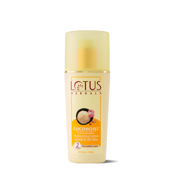 Lotus Herbals COCOMOIST Cocoa-butter Moisturising Lotion 170ml