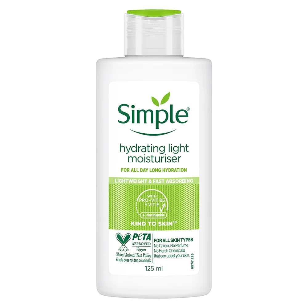 Simple Hydrating Light Moisturiser Lotion 125ml