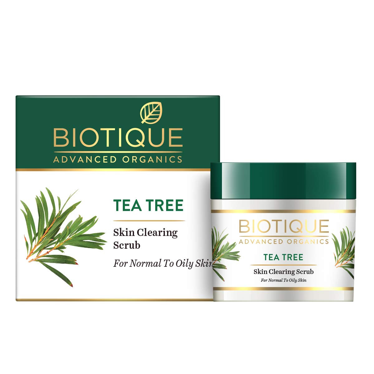 Biotique Tea Tree Skin Clearing Scrub, 50 g