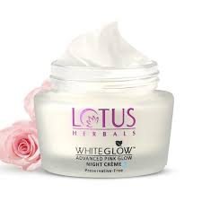 Lotus Herbals WhiteGlow Advanced Pink Glow Brightening Night Cream 50g