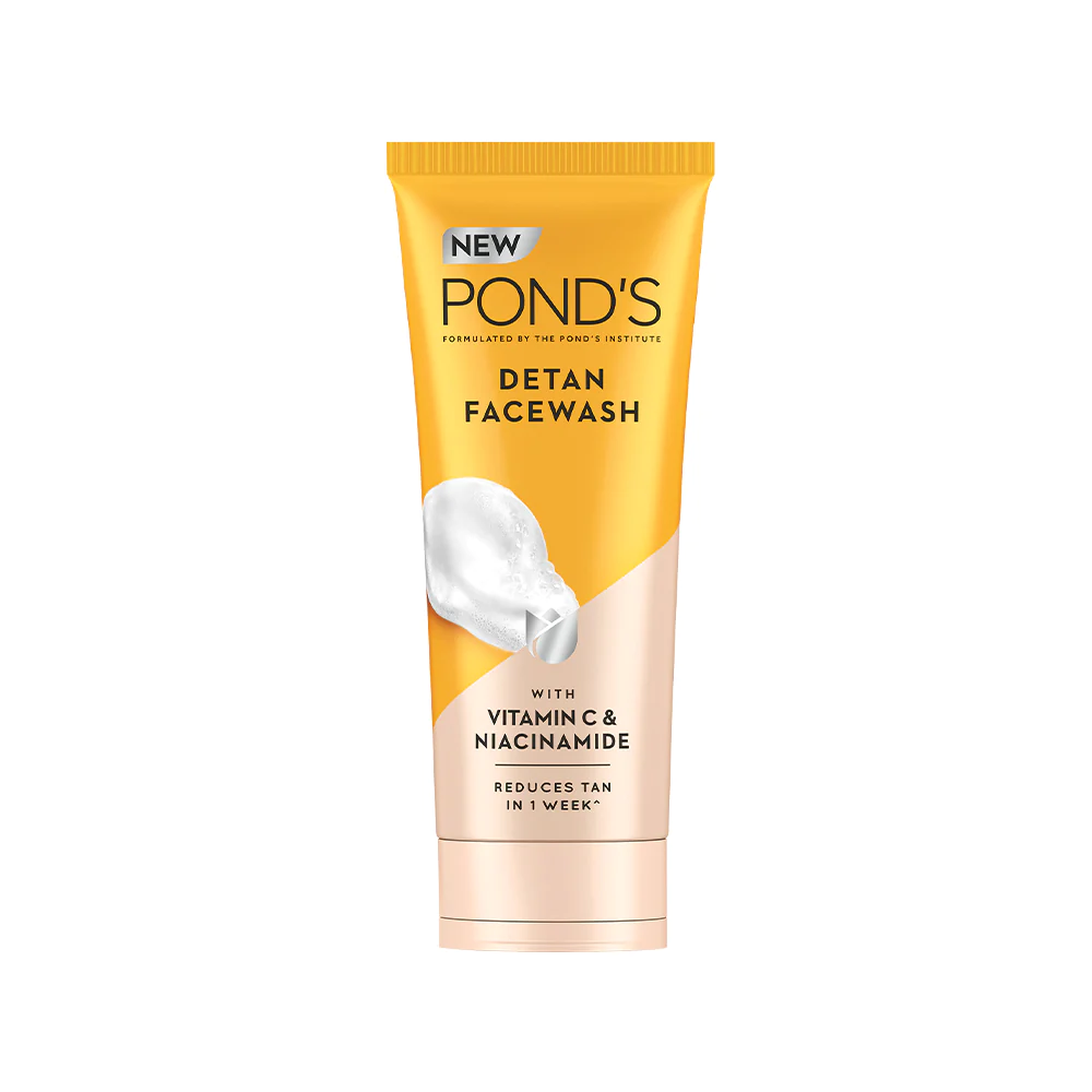 Pond's DeTan Facewash with Vitamin C & Niacinamide 100g