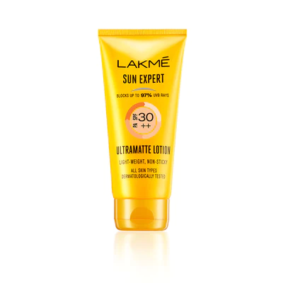LAKME SUN EXPERT SPF 30 ULTRA MATTE LOTION, 100 ML