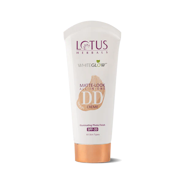 Lotus Herbals WHITEGLOW Matt-Look DD Cream SPF-20 Natural Beige 50g