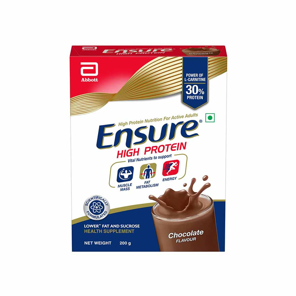 Ensure High Protein Nutrition Powder Chocolate Flavour 200 gm