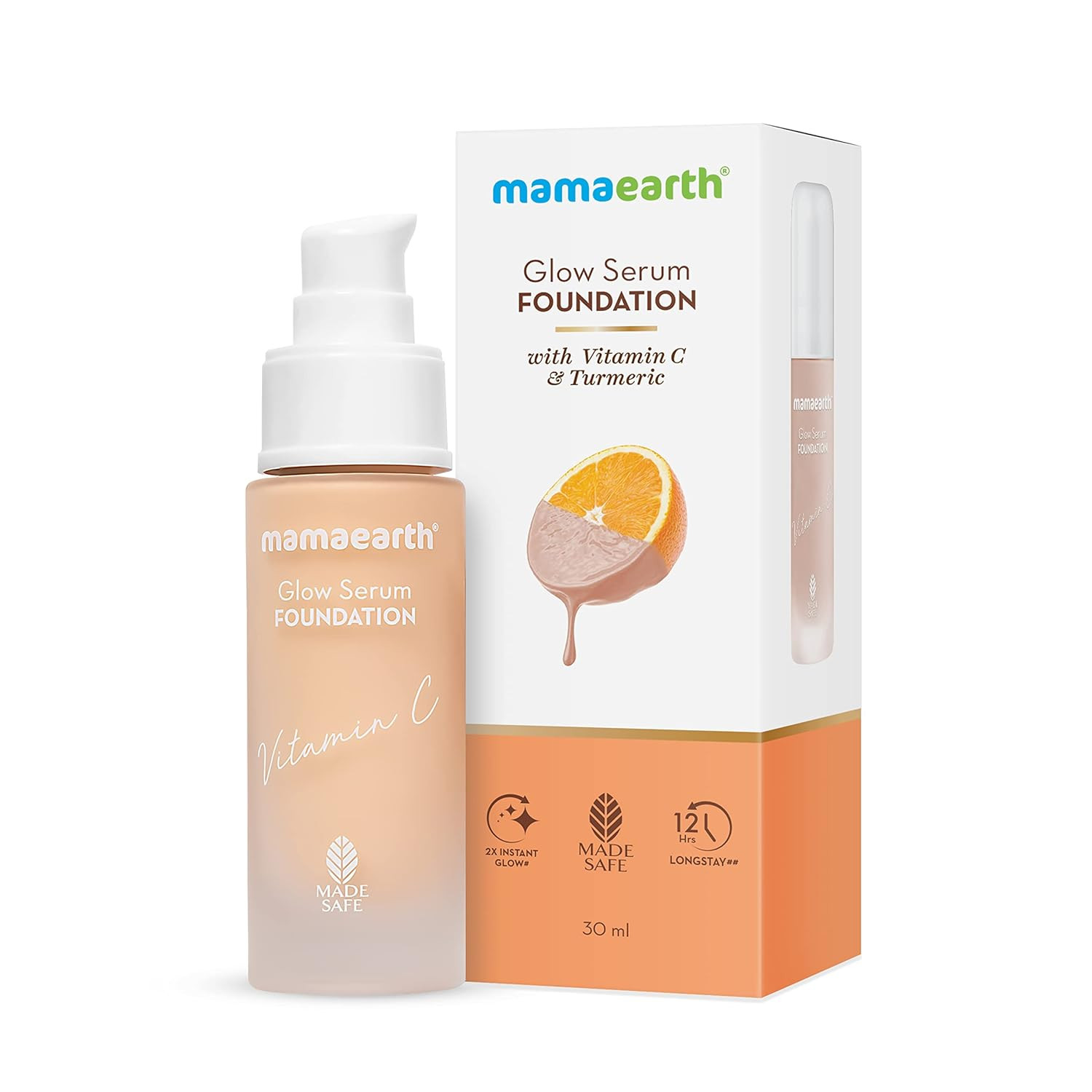 Mamaearth Glow Serum Foundation-Ivory glow 30ml