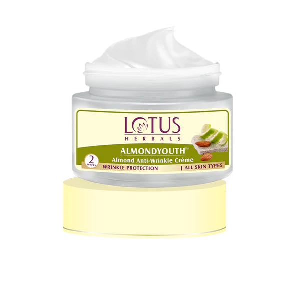 Lotus Herbals ALMONDYOUTH Almond Anti-Wrinkle Cream 50g