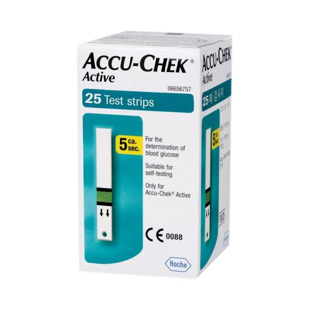 Accu-Chek Active Test Strips, 25 count