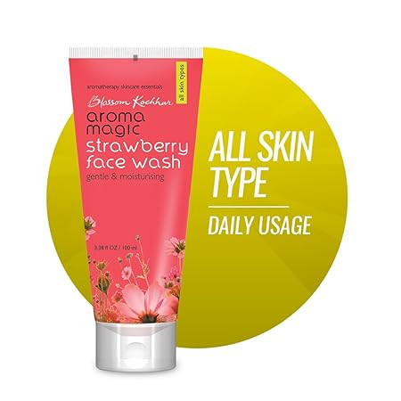 Aroma Magic Strawberry Face Wash Gentle & Moisturising For All Skin Types (100ml)