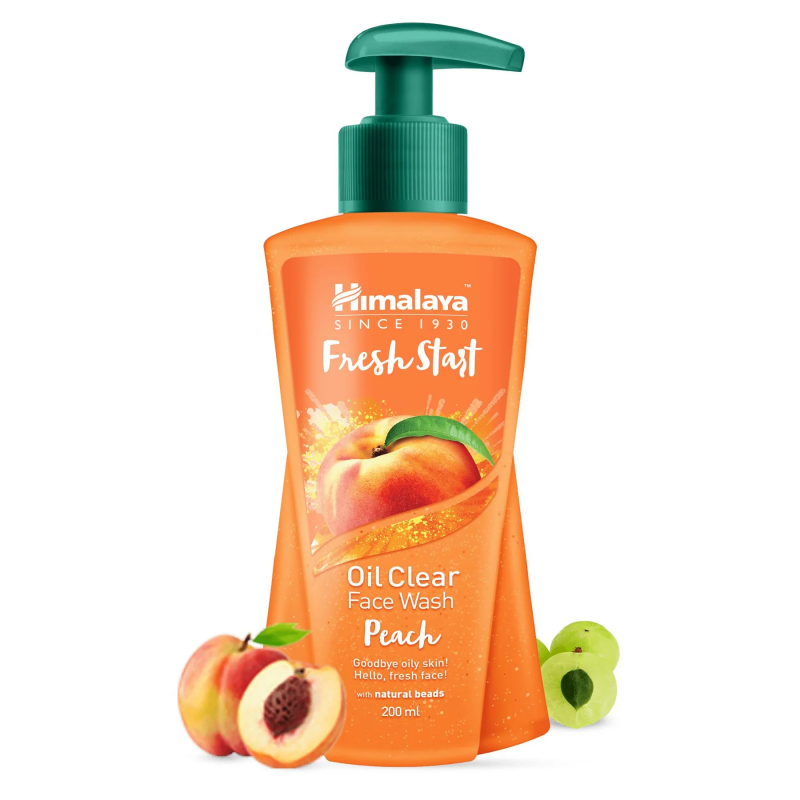 Himalaya Fresh Start Oil Clear Face Wash Peach 200ml