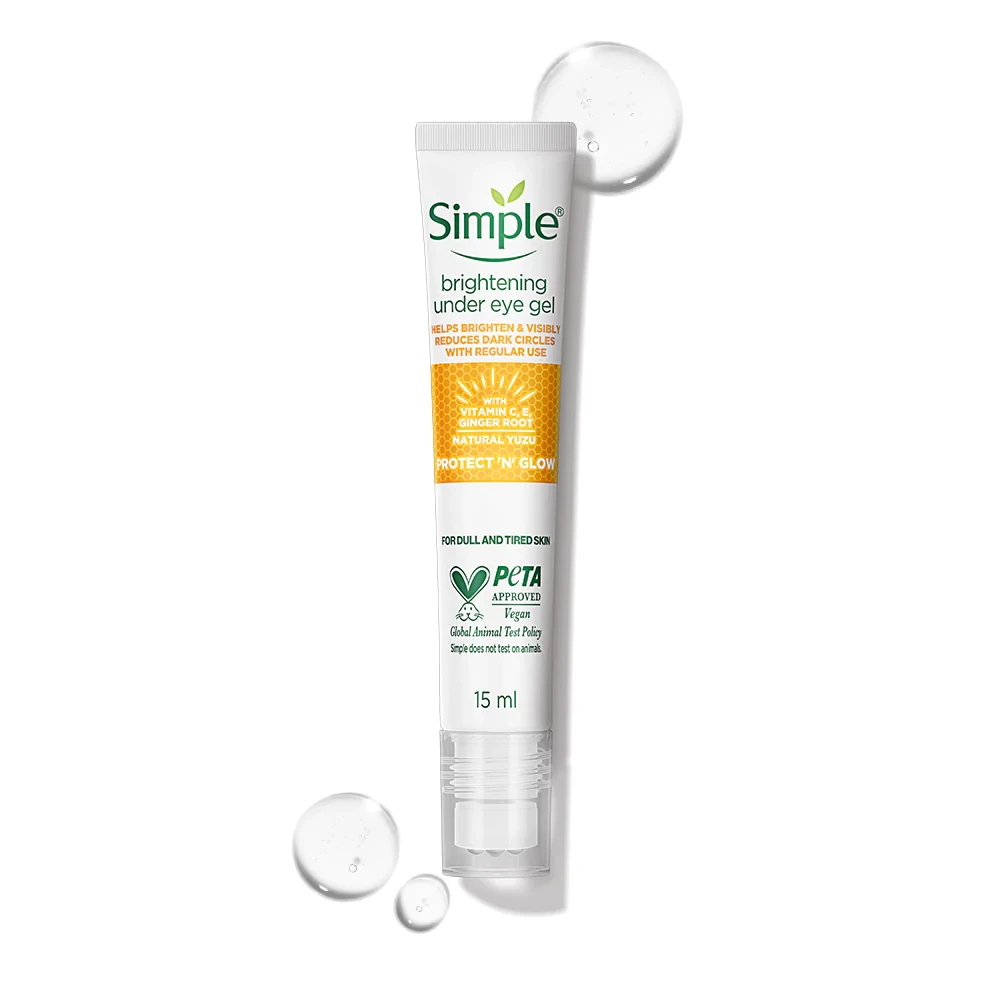 Simple Protect N Glow Vitamin C Brightening Under Eye Gel 15ml