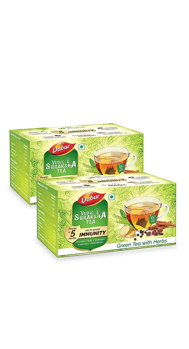 Dabur Vedic Suraksha Green Tea 1.5g x100 Sachet