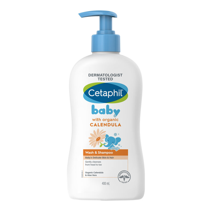 Cetaphil Baby Wash & Shampoo with Organic Calendula 400ml