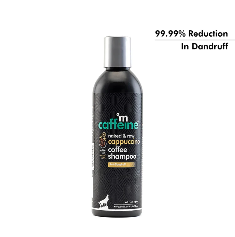 mCaffeine Anti-Dandruff Cappuccino Shampoo with Natural AHA - 250ml