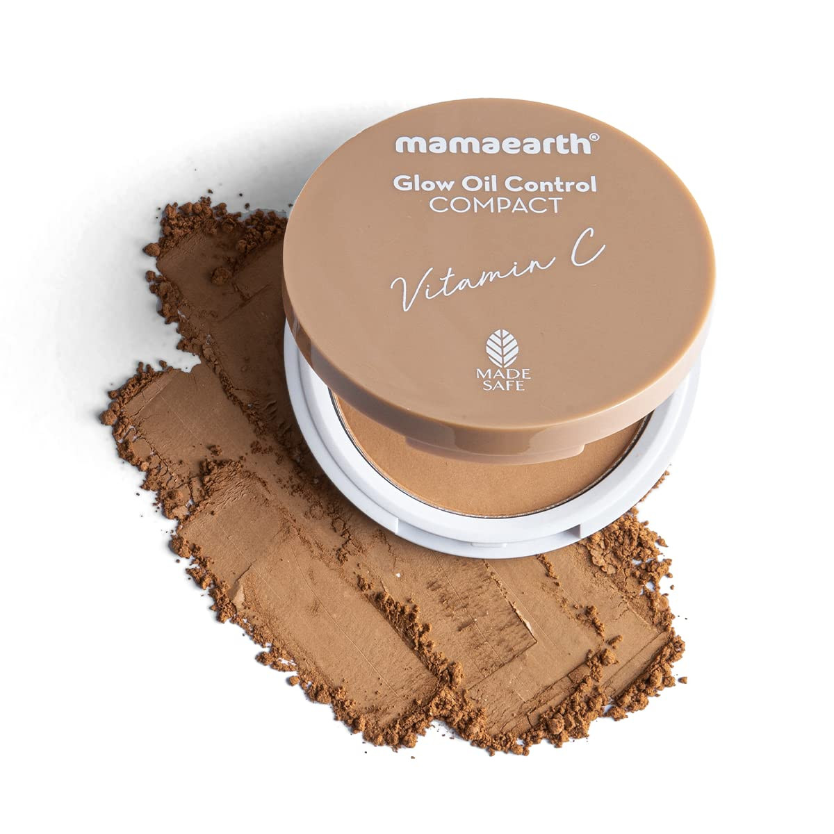 Mamaearth Glow Oil Control Compact With SPF 30 - 9g | Nude Glow