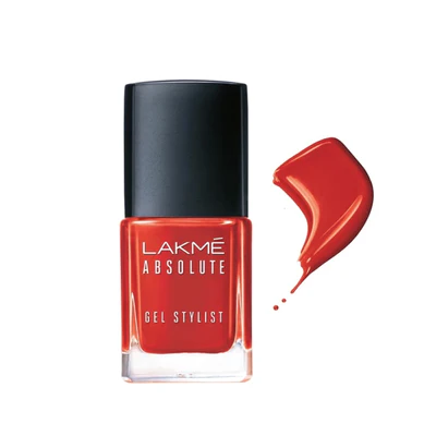 LAKMÉ ABSOLUTE GEL STYLIST NAIL COLOR Tomato Tango 12ml