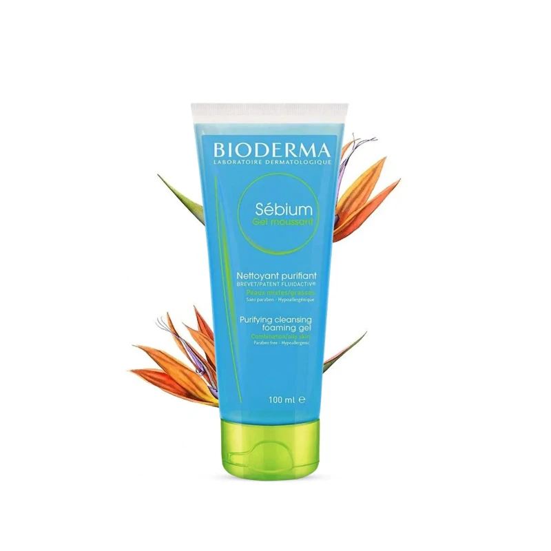 Bioderma Sebium Moussant Purifying Cleansing Foaming Gel 100ml