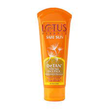Lotus Safe Sun DeTAN After-Sun Face Pack 100g