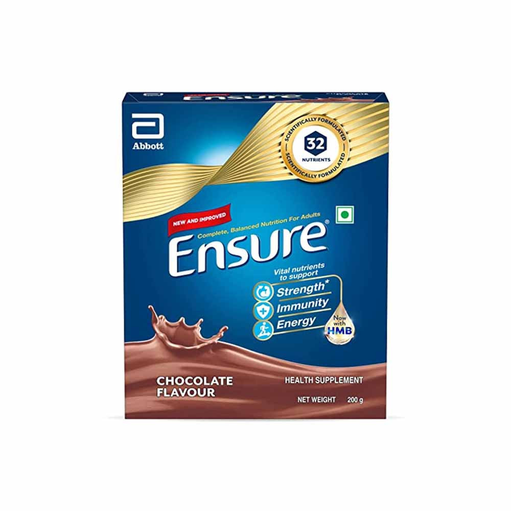 Ensure Chocolate Flavour Powder for Adults now with HMB 200 gm