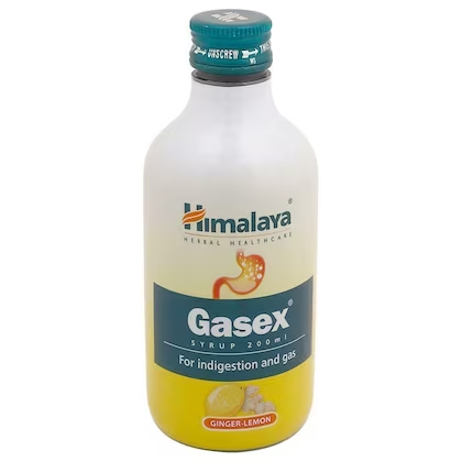 Himalaya Gasex Syrup(Ginger Lemon Flavor) 200ml