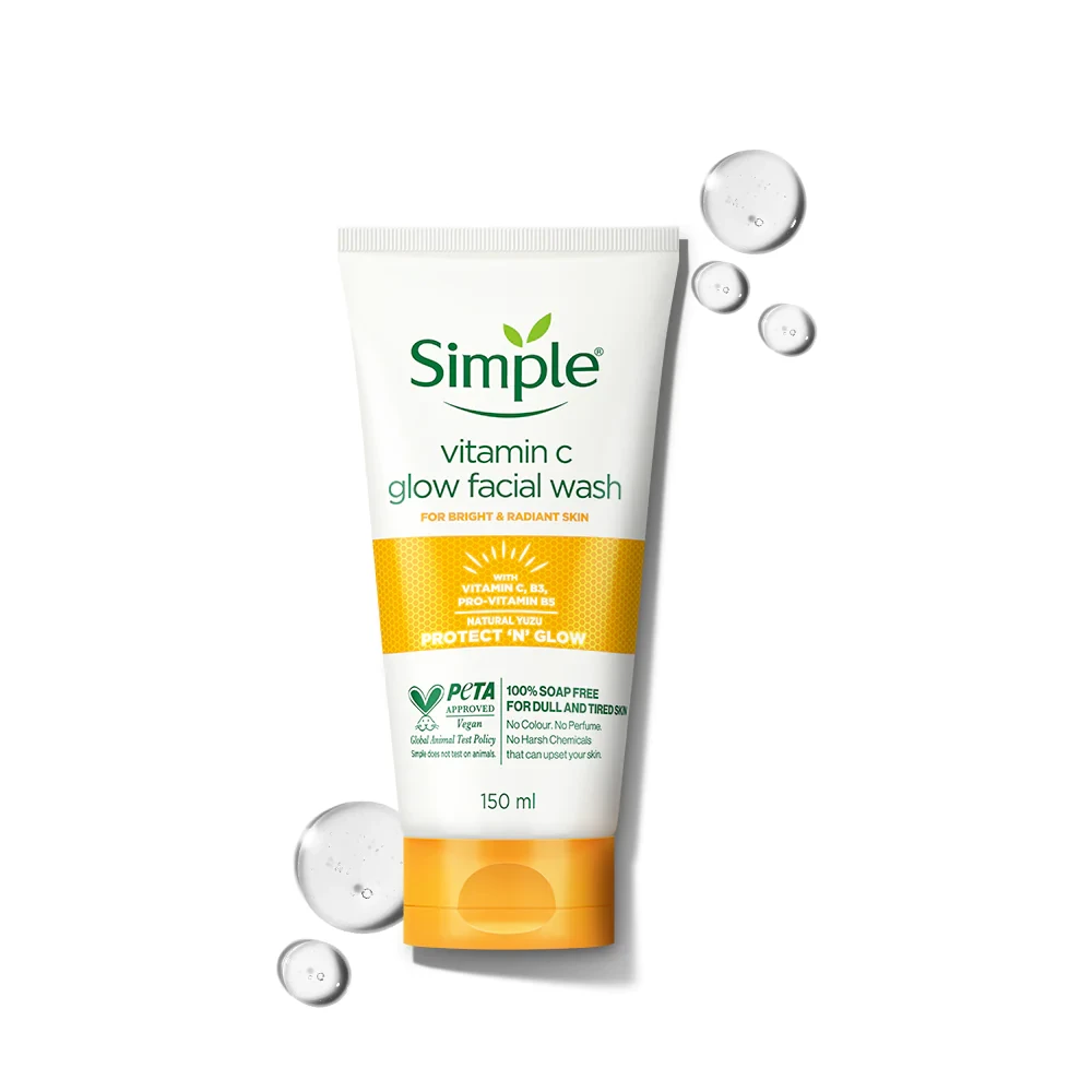 Simple Protect N Glow Vitamin C Glow Facial Wash 150ml