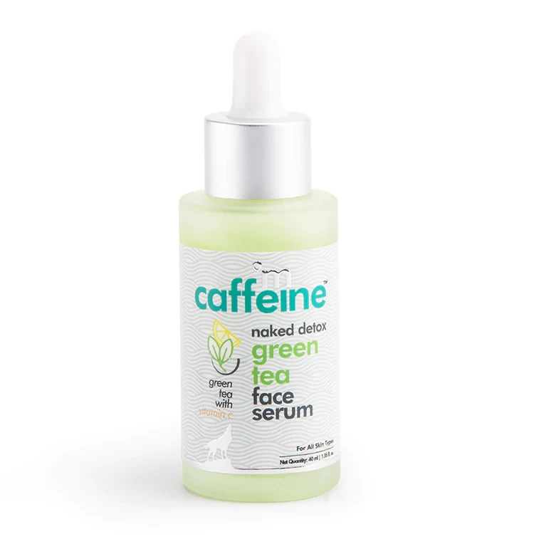 mCaffeine Green Tea Face Serum for 72 Hrs Hydration with Hyaluronic Acid - 40ml