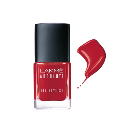 LAKMÉ ABSOLUTE GEL STYLIST NAIL COLOR Scarlet Red 12ml