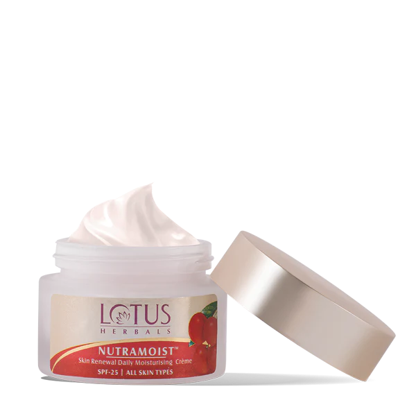 Lotus Herbals NUTRAMOIST Skin Renewal Daily Moisturising Cream SPF-25 50g