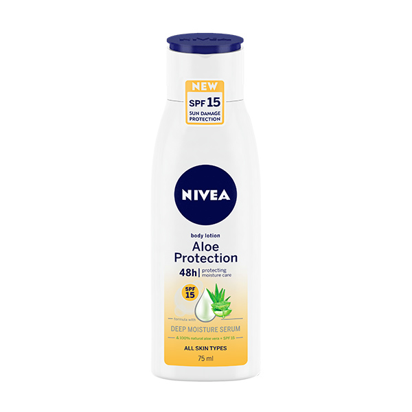 Nivea Aloe Protection Body Lotion SPF 15 75ml