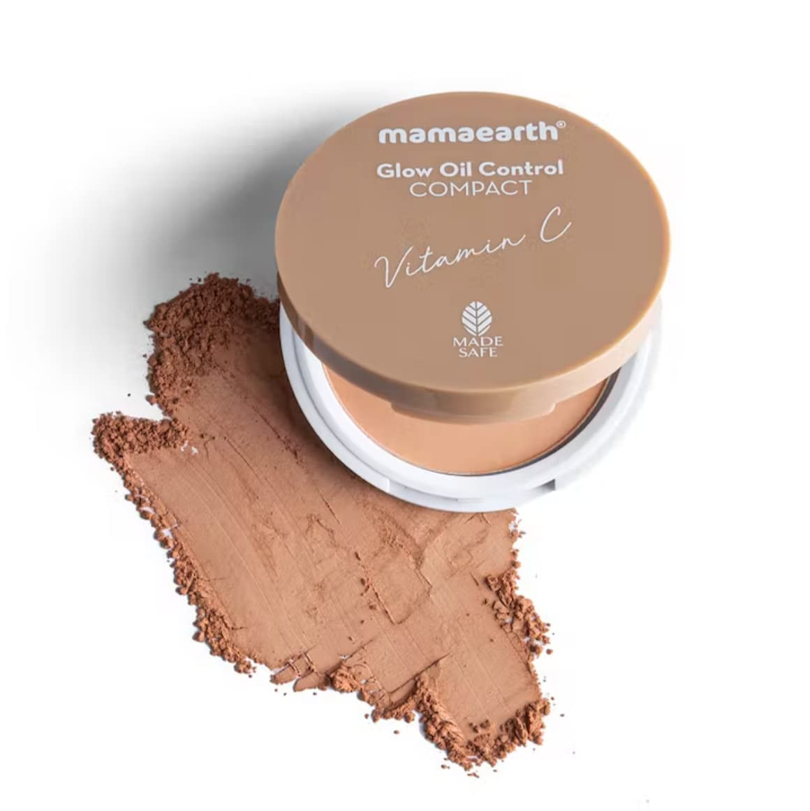 Mamaearth Glow Oil Control Compact With SPF 30 - 9g | Creme Glow