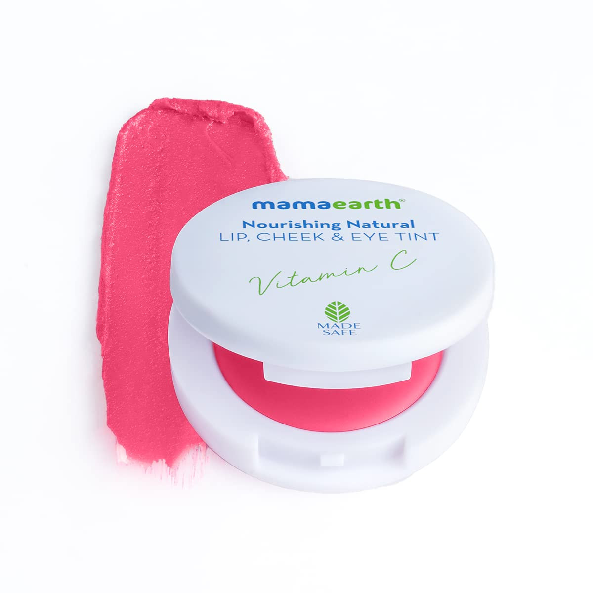 Mamaearth Nourishing Natural Lip Cheek & Eye Tint with Vitamin C & Beetroot - Beet Red - 4 g