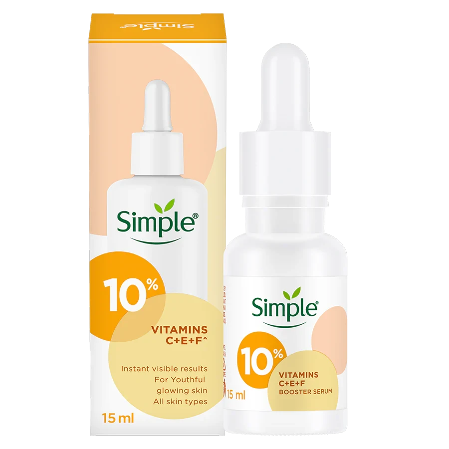 Simple 10% Vitamin C+E+F Booster Serum - 15ml