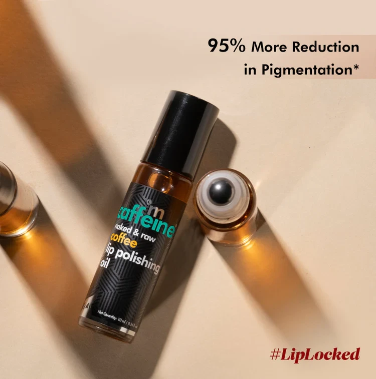mCaffeine Coffee Lip Polishing Oil for Pigmented & Dry Lips - 10ml